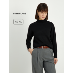 Джемпер FINN FLARE Лонгслив, размер XS, , черный