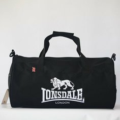 Сумка спортивная LONSDALE, 30 л, 48х25, черный