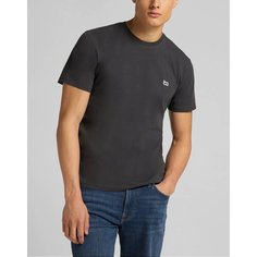 Футболка Lee Men Short Sleeve Patch Logo Tee, размер M, черный