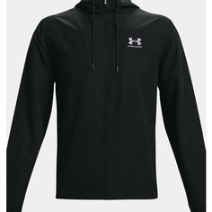 Ветровка Under Armour Sportstyle Windbreaker, размер SM, черный/белый