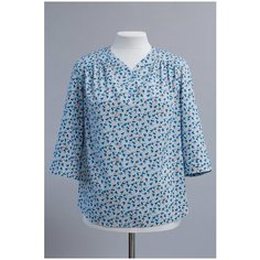 Блуза Mila Bezgerts 1582А, размер 56, голубой