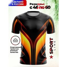 Футболка Evofox, размер 2XL, желтый, оранжевый, черный