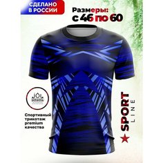 Футболка Evofox, размер 2XL, черный, синий