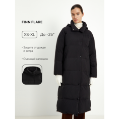 Куртка FINN FLARE Пуховик удлиненный, размер XS, черный