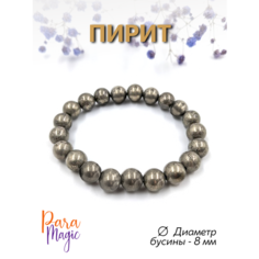 Браслет ParaMagic, пирит, размер 16 см, размер S, золотой
