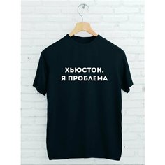 Футболка GISTON, размер 44/46, черный