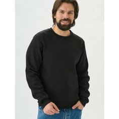 Свитшот Uzcotton Premium, размер 44-46\S, , черный