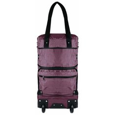 Сумка дорожная BAG-TROPHY, 60 л, 20х60х33 см, ручная кладь, бордовый