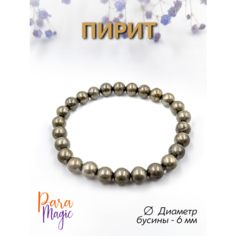 Браслет ParaMagic, пирит, размер 14 см, размер XS, золотистый