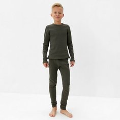 Комплект термобелья Minaku, размер 158, хаки