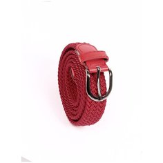 Ремень RED Velvetta для мужчин и женщин, размер 100, красный