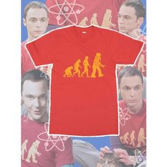 Футболка Dream Shirts Шелдона Теория Большого взрыва / Мужская Красная XL, размер XL, красный