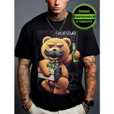 Футболка Romax Tex Тед, размер 58, черный