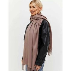 Палантин Cashmere для женщин,180х75 см, пыльно-розовый
