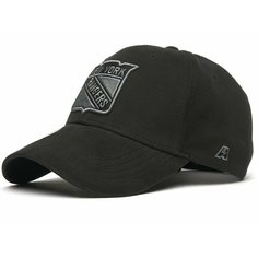 Бейсболка Atributika & Club New York Rangers для мужчин и женщин, размер 55-58, черный (200)