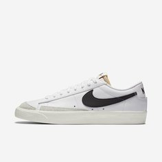 Кроссовки NIKE Blazer Low 77 Vintage, полнота F, размер 10.5 US, белый