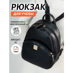 Рюкзак ROB&S, фактура гладкая, матовая, черный