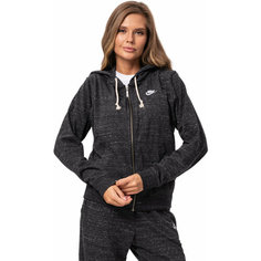 Толстовка NIKE NSW GYM VNTG EASY FZ HOODIE W, размер XS, , черный