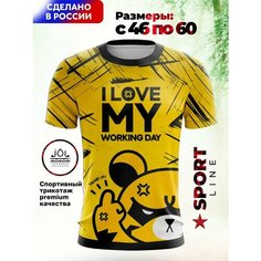 Футболка Evofox, размер XL, черный, желтый