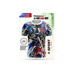 Футболка Evofox, размер 5XL, красный, желтый, синий, белый