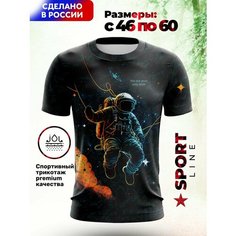 Футболка Evofox, размер S, оранжевый, синий, черный