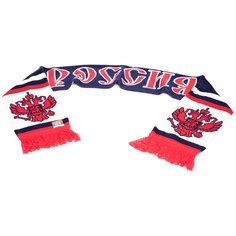 Шарф Atributika & Club Россия для мужчин,150х18 см, универсальный, синий