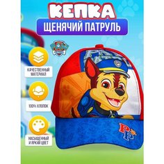 Кепка PAW Patrol Щенячий патруль для мальчиков, размер 52-56, синий