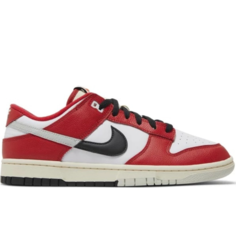 Кроссовки NIKE Dunk Low, размер 41, красный/белый