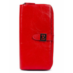 Кошелек ELEGANZZA, фактура зернистая, red