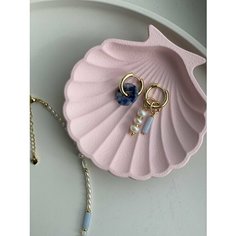 Серьги Love & Soul Jewelry, аквамарин, голубой