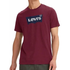 Футболка Levis Men Graphic Crewneck Tee, 1 шт., размер S, красный Levis®