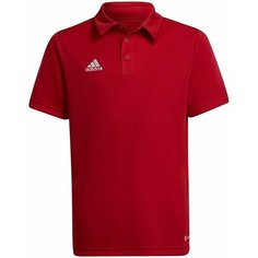 Поло спортивное adidas Entrada 22, размер 128, красный
