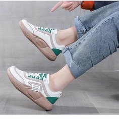 Кроссовки , размер 39, green/white Без бренда