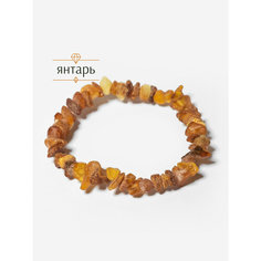 Жесткий браслет BL Jewelry, янтарь, 1 шт., размер 21 см, диаметр 6.7 см, желтый, оранжевый