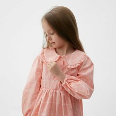 Платье Kaftan, размер 122/128, розовый