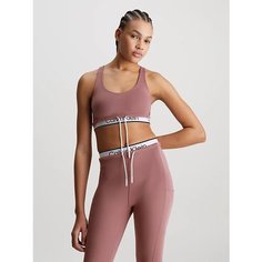 Топ спортивный Calvin Klein Sport, размер L, розовый