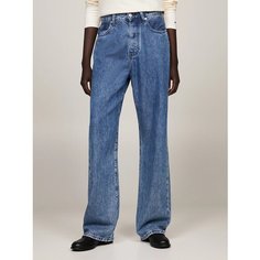 Джинсы широкие TOMMY HILFIGER, размер 26/30, синий