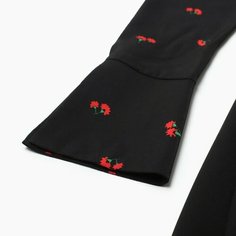 Платье MIST, размер L, черный/красный