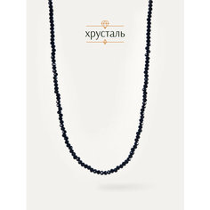 Колье BL Jewelry, хрусталь, длина 38 см, Черный агат