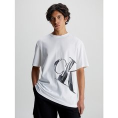 Футболка CALVIN KLEIN, размер TM, бeлый