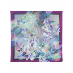 Платок Павловопосадская платочная мануфактура для женщин,65х65 см, фиолетовый