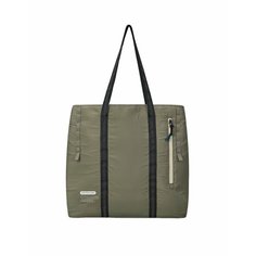 Сумка шоппер Gaston Luga, серый/зеленый