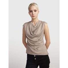 Топ CALVIN KLEIN, размер 36, кофе