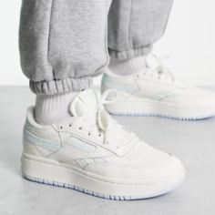 Кроссовки Reebok Club C Double Revenge, размер 8,5 US, белый/голубой