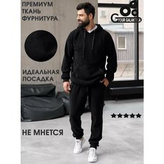 Костюм спортивный GAL and YOU, размер 2XL, черный
