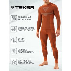 Комплект термобелья Teksa, размер 48;50, оранжевый