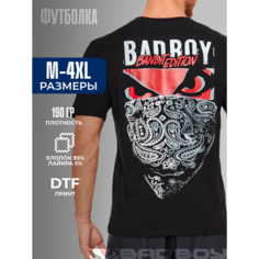 Футболка BAD BOY, размер 4XL, черный