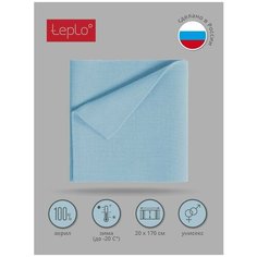 Шарф teplo для женщин,170х20 см, универсальный, голубой Тепло