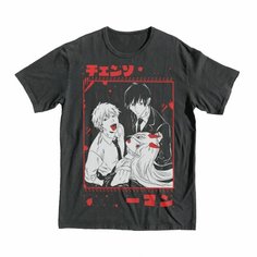 Футболка AnimeDrop Аниме, размер S, черный