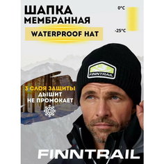 Шапка бини Finntrail Waterproof Hat для мужчин, размер XL-2XL, graphite